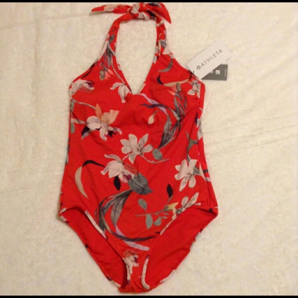 Athleta One-Piece Halter NWT